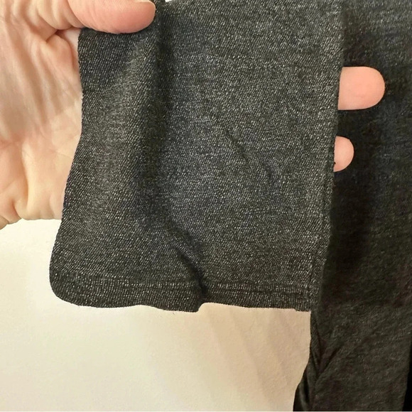 Lanston Women’s Gray Long Sleeve Scoop Neck Fitted Side Ruched Dress Size L NWT - Picture 7 of 9